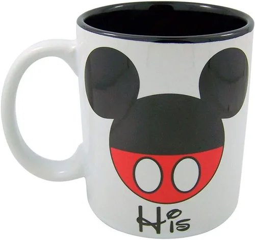 Miniatura 2 de Mickey"His" - Taza de 11 onzas, color blanco