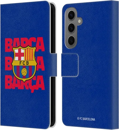 Miniatura 237 de Head Case Designs Funda de piel con licencia oficial del FC Barcelona Barca Crest Graphics para Samsung Galaxy A06 4G