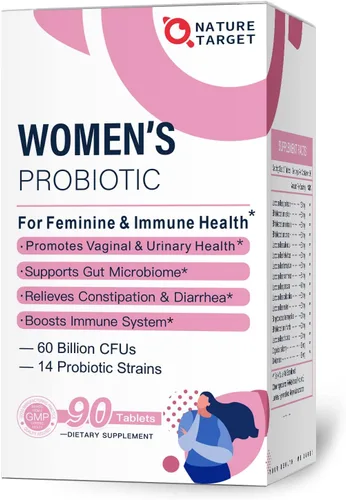 Miniatura 2 de NATURE TARGET Probióticos para mujeres, probióticos para hombres, probióticos para digestivos,Vaginal,Salud de la próstata