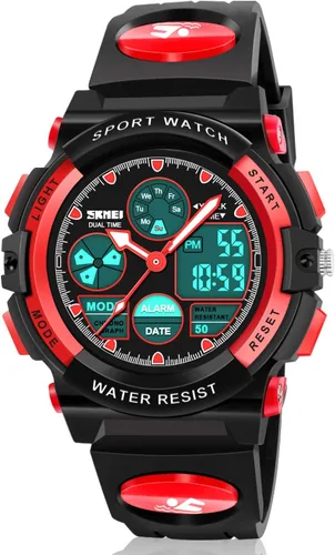 Miniatura 8 de ATIMO Reloj impermeable multifunción LED para niños - Regalos para niños Amarillo