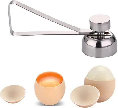 Cortador de huevos para galletas, abridor de huevos, cortador de cáscara de huevo. Cortador de huevos hervidos suaves para huevos duros crudos y