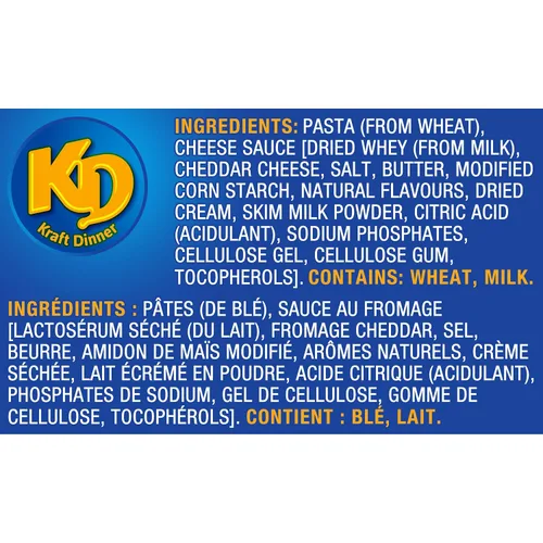 Miniatura 7 de Kraft Dinner Macarrones con queso cheddar blanco, caja de 7.05 oz