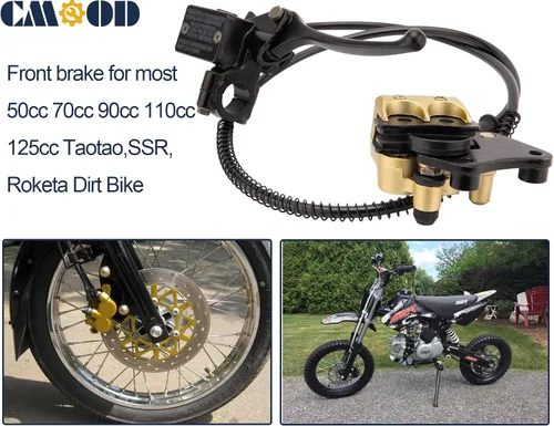 Miniatura 5 de CMOOD - Montaje de pinza de cilindro maestro para freno de disco delantero 50 cc. 70 cc. 90 cc. 110 cc. 125 cc. para ATV chino SSR Dirt Bike Pit Bike