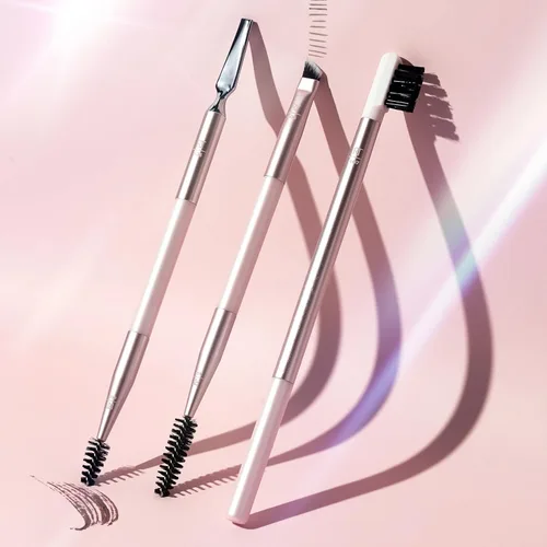 Miniatura 8 de Set de brochas para cejas de Real Techniques, para levantar cejas, rellenar y dar estilo, brochas de doble punta, kit completo para cejas, consigue
