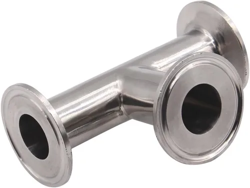 Miniatura 3 de DERNORD Abrazadera Tee 3 vías Acero inoxidable 304 Instalación sanitaria Se adapta a 1.5 "Tri-abrazadera, 0.984 in tubo OD