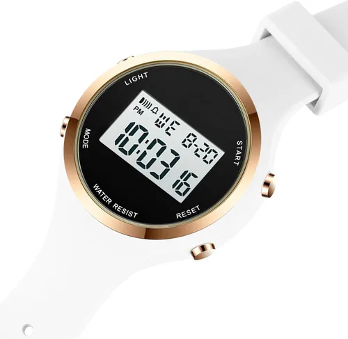 Miniatura 62 de Women LED Display Elecreonic Watch Fashion Chrono Alarm Digital Clock Woman Outdoor Sport Wirstwatch