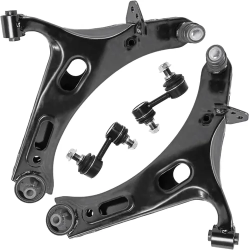 Miniatura 206 de Detroit Axle - Kit de 4 brazos de control delanteros para Ford Mustang 05-10, 2 brazos de control inferiores, 2 puntales 2005 2006 2007 2008 2009