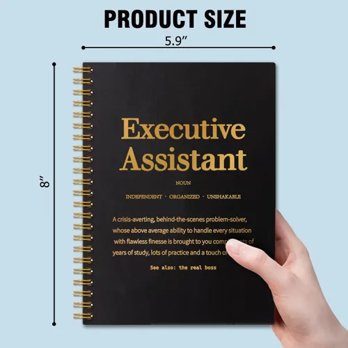 Miniatura 2 de Executive Assistant - Cuaderno de tapa dura de 160 páginas con espiral, regalo inspirador para asistente ejecutivo, regalo de asistente