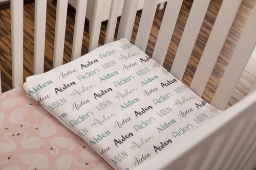 Miniatura 5 de Manta personalizada con nombre para bebés recién nacidos, mantas de bebé personalizadas para niños con nombre, mantas de bebé recién nacido, mantas