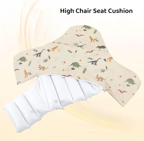 Miniatura 3 de Cojín para silla alta con funda para IKEA Antilop Bebés Niños Infantes Inflable y Reversible Cojín Inflable Integrado Arena
