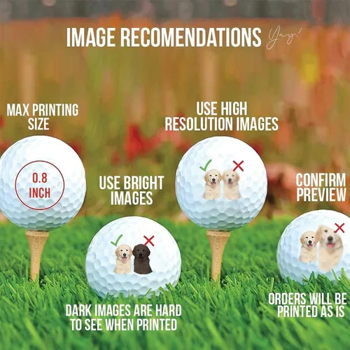 Miniatura 7 de Pelotas de golf personalizadas, regalos para hombres, pelota de golf personalizada con logotipo o foto, regalo personalizado para golfistas, papás