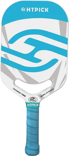 Palas de Pickleball | Pala de Pickleball de Fibra de Carbono T700 con Garganta Aero | Moldeado por Prensado en Caliente | Núcleo de Polímero de 16mm