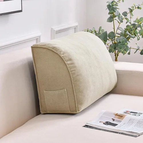 Miniatura 5 de Almohada decorativa para sofá, cojín de respaldo con funda de almohada extraíble para sala de estar, cabecero, almohada de lectura para cama, Aqua