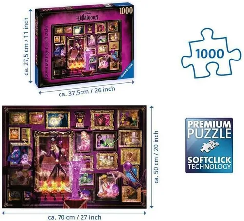 Miniatura 3 de Ravensburger Disney Villainous: Dr.Facilier - Rompecabezas de 1000 piezas para adultos, 16523, cada pieza es única, la tecnología Softclick