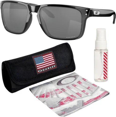 Miniatura 25 de Oakley HOLBROOK XL OO9417 Square Shape Sunglasses With Official Eyewear Kit Marco de acero Lente polarizada negra Prizm