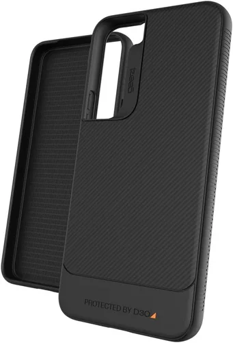 ZAGG Gear4 - Copenhague - Carcasa negra - que destaca el material de protección D3O para Samsung Galaxy S22 Negro