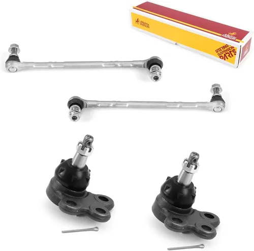 Miniatura 200 de Metrix Premium Chassis Parts - Juego de 4 piezas de articulación de rótula superior y barra estabilizadora delantera para Ford Ranger RWD 1998-2011