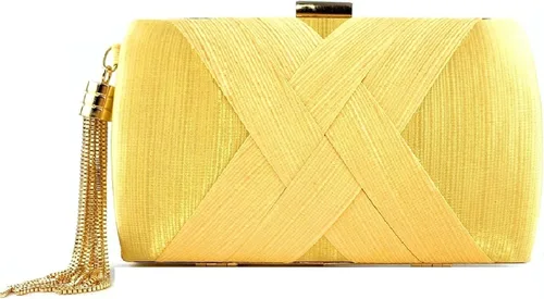 Miniatura 7 de Elegante bolso de mano de seda con colgante de borla para mujer, para novia, boda, graduación, fiesta de noche