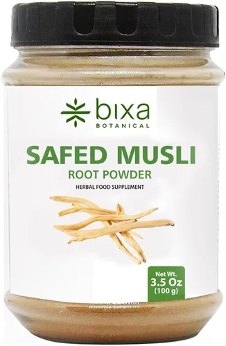 Miniatura 12 de bixa BOTANICAL Polvo de raíz pellitory Anacyclus pyrethrum/Akarkara Suplemento de hierbas ayurvédicas 200 GMS / 7 oz Sin gluten, sin OMG