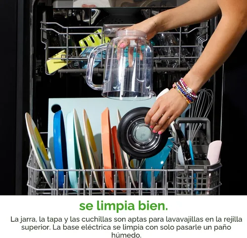 Miniatura 10 de Batidora Combo Magic Bullet®, 600W, Jarra de 48oz, Taza de 16oz con Tapa para Llevar, Fácil de Limpiar, Cuchilla Cruzada, para Batidos, Salsas