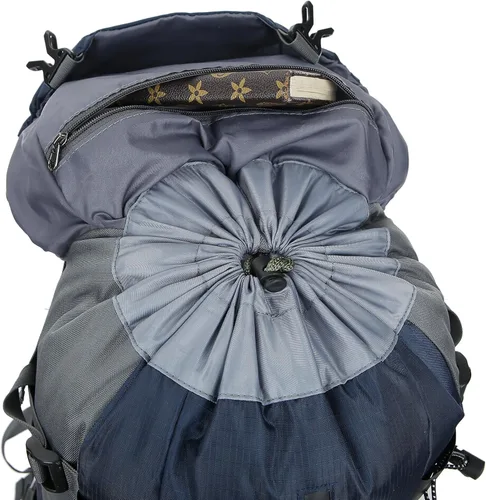 Miniatura 6 de WoneNice Mochila de senderismo impermeable de 50L (45+5) - Mochila deportiva al aire libre con cubierta de lluvia Rojo