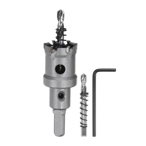 Miniatura 32 de HARFINGTON Cortador de carburo de sierra de agujero de metal de 0.472 in / 0.47 pulgadas de diámetro para acero inoxidable, metal, aleación