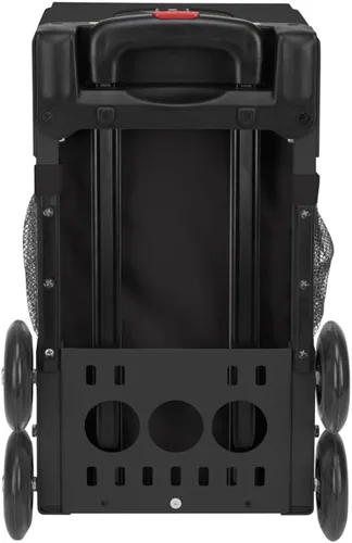 Miniatura 4 de ZUCA Sport Stealth - Bolsa de inserción deportiva y marco negro con ruedas intermitentes