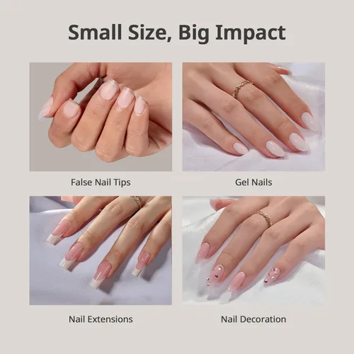 Miniatura 5 de BTArtboxnails Práctica mini lámpara de uñas – Lámpara de uñas LED UV de secado rápido para uñas de gel, luz de uñas de 6 W con 2 temporizadores