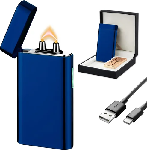 Miniatura 9 de SKRFIRE Encendedor de arco de plasma de alta potencia - Encendedor eléctrico recargable por USB a prueba de viento con linterna multimodo, pantalla