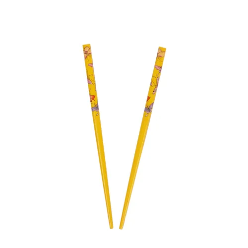 Miniatura 10 de Juego de 4 palillos para el cabello con mariposas, color blanco y negro