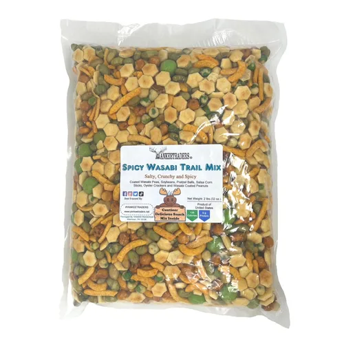 Miniatura 2 de Yankee Traders, mezcla picante de wasabi Trail Snack - Bolsa de 2 libras