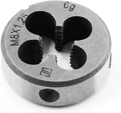 Miniatura 9 de M20 x 1,5 rosca métrica derecha muere para roscado, rosca de 0.787 in y paso de 0.059 in, acero de aleación