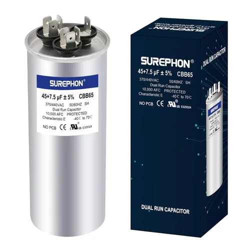 Miniatura 8 de Condensador de 5 Mfd 370V/440V Condensador de Funcionamiento y Arranque Ovalado para Motor de CA o Arranque de Ventilador y Bomba de Calor Fría