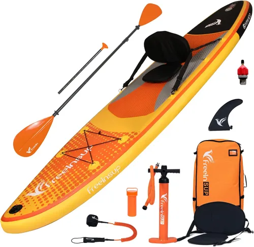 Miniatura 11 de Freein SUP Inflatable Stand Up Paddle Board with Kayak Seat,Paddle Boards for Adults 10'/10'6”/11', Accessories sup Pump Adaptor,sup Kayak Paddle