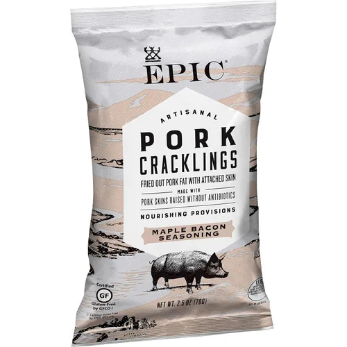 Miniatura 13 de EPIC Cortezas de cerdo BBQ sin gluten, 2.5oz