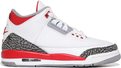 Miniatura 4 de Jordan Boys Grade School Jordan 3 Retro "Fire Red" BlancoRojo fuego-negro