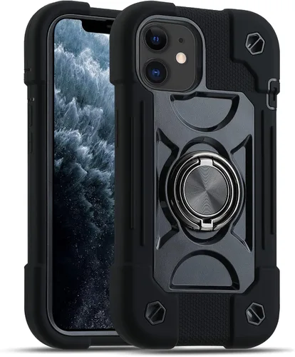 Miniatura 22 de MARKILL Funda compatible con iPhone Air de 6.5 pulgadas 2025 con soporte de anillo giratorio de 360 grados, protección contra caídas de grado