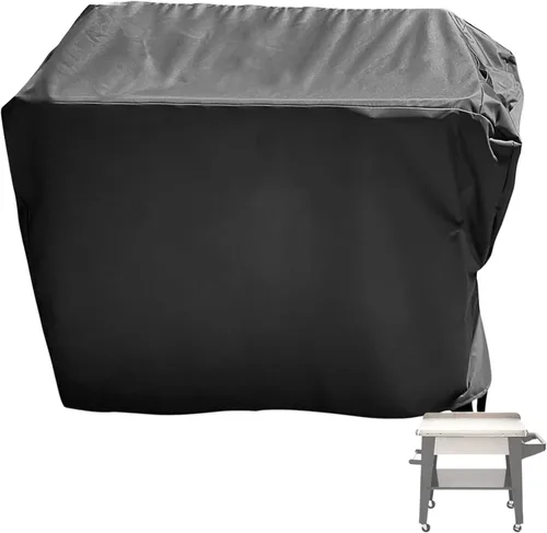 Miniatura 20 de Cubierta de mesa de preparación para mesa de carrito de comedor móvil, 38 pulgadas de alto, cubierta de carrito de barbacoa, cubierta de carrito