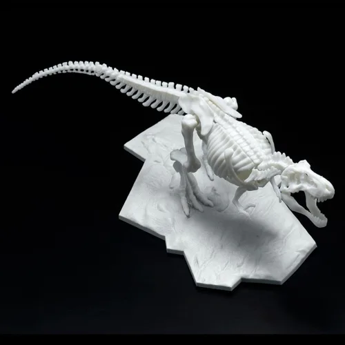 Miniatura 5 de Bandai Hobby - Tyrannosaurus, Bandai Spirits Limex Skeleton Dinosaur Model Kit