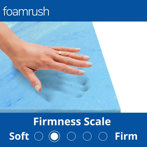 Miniatura 30 de FoamRush Espuma de tapicería de 1 x 22 pulgadas de ancho x 24 pulgadas de largo, espuma firme de alta densidad de apoyo suave