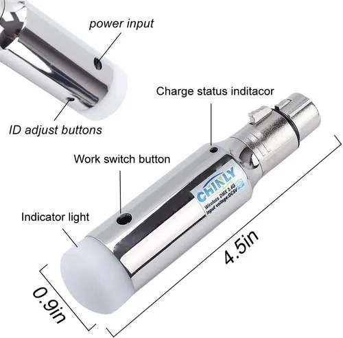 Miniatura 4 de CHINLY - Indicador de luz DMX inalámbrico