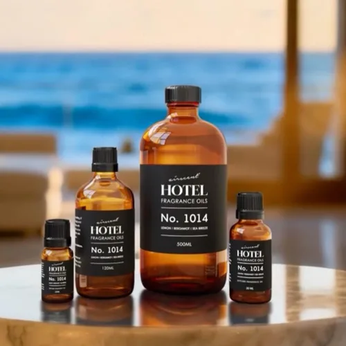 Miniatura 2 de AirScent - Aceite difusor de hotel n.º 1014 inspirado en la icónica mezcla costera de hotel de 5 estrellas, brisa marina de bergamota de limón, 0.34