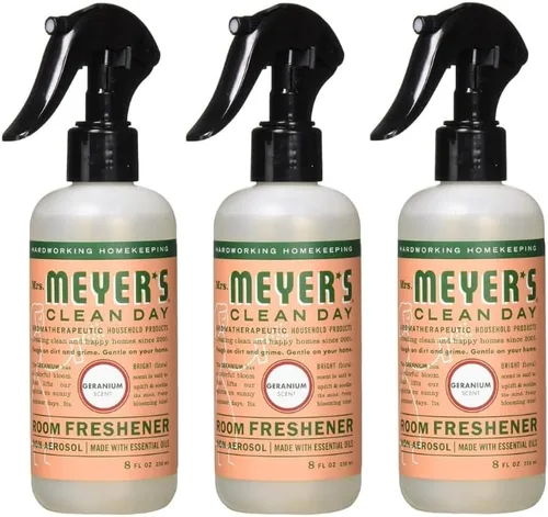 Miniatura 53 de Mrs. Meyer's Clean Day - Ambientador en espray, atomizador sin aerosol infundido con aceites esenciales, albahaca, 8 onzas líquidas