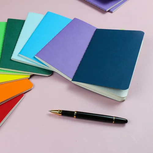 Miniatura 5 de Paquete de 60 Mini Cuadernos de 3.5 x 5.5 Pulgadas, Mini Diarios Blocs de Notas para Niños, Juego de Cuadernos de Bolsillo Pequeño, 12 Colores Para