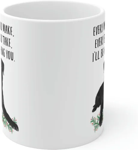 Miniatura 2 de Funny Labrador Retriever - Taza de cerámica de 11 onzas con texto en inglés «Every Meal You Make Every Bite You Take Coffee» para mujer, regalo