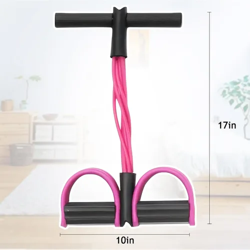 Miniatura 4 de Cuerda de tensión de 6 tubos, banda de resistencia elástica multifunción para pedal de yoga, cuerda de tensión de látex natural, equipo de fitness