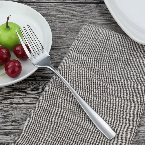 Miniatura 4 de Tenedores de ensalada de acero inoxidable de 16 piezas, tenedores de postre