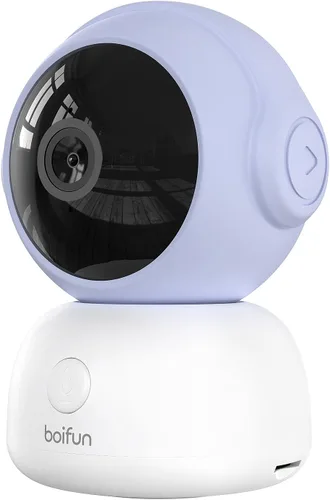 Miniatura 12 de BOIFUN Monitor Wi-Fi para bebés con cámara y audio, APP compatible con smartphones, visión nocturna HD 2K con pantalla de 5", seguimiento automático
