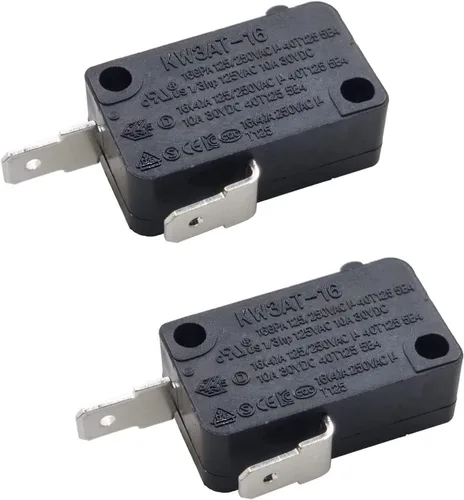 Miniatura 8 de KW3A - Interruptor de bloqueo para puerta de horno microondas, 16A, 125VAC/250VCA, repuesto para horno de microondas, interruptor de puerta