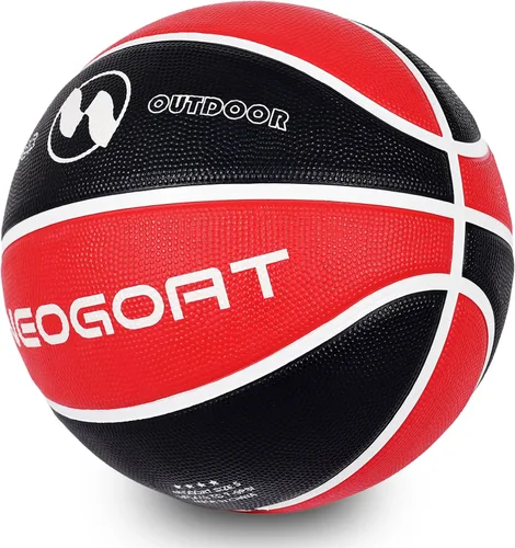 Miniatura 13 de Pelota de baloncesto para niños y jóvenes tamaño 4/5 25.5/27.5", Pelota de baloncesto de goma gruesa y duradera de alto rebote NEOGOAT tamaño 4/5